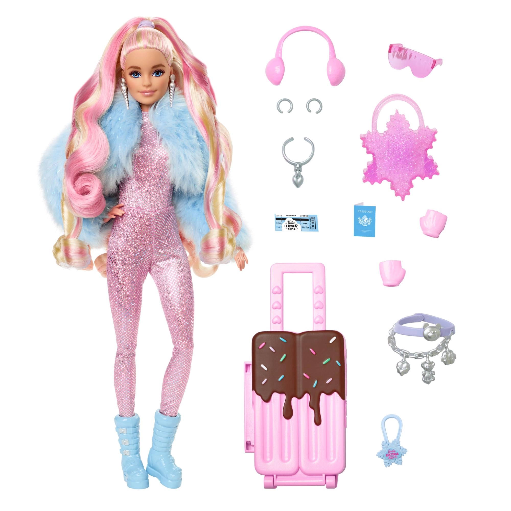 Barbie Extra Fly - Wintery Snow Fashion 15 piece(s) Ages 5+