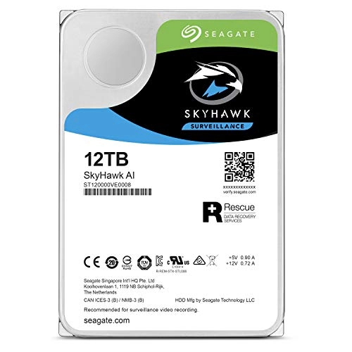 SkyHawk AI 3.5" 7200rpm 256MB SATA 6Gb/s (ST12000VEZ01/001) - 12TB