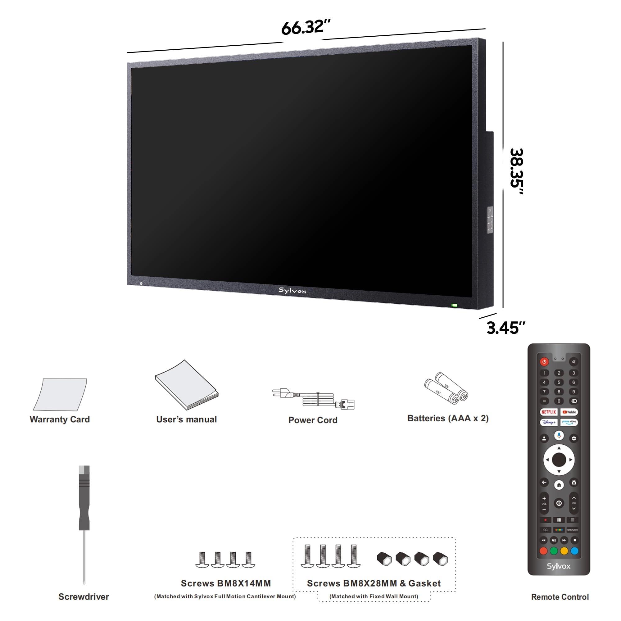 OT75A0KHGF - 75 Inches