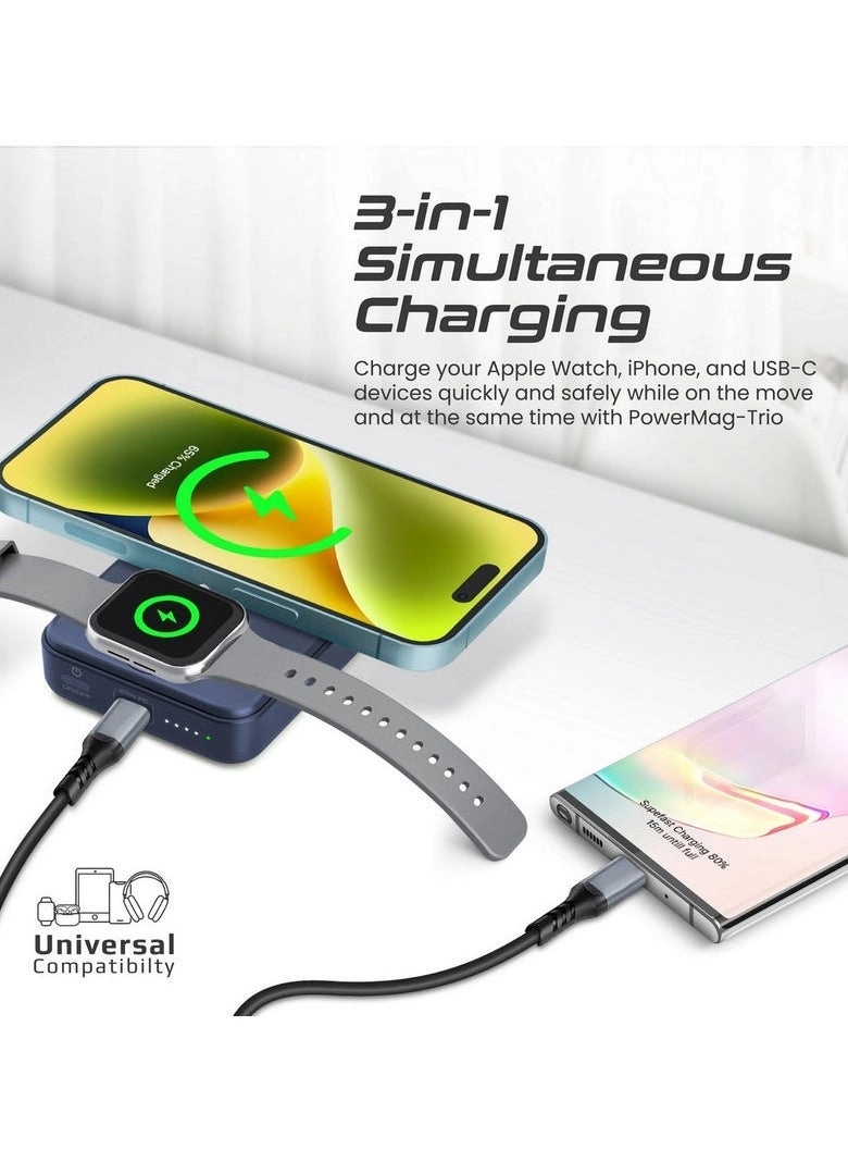 PowerMag-Trio - 20W Fast-Charging 2.0 Magsafe Compatibility