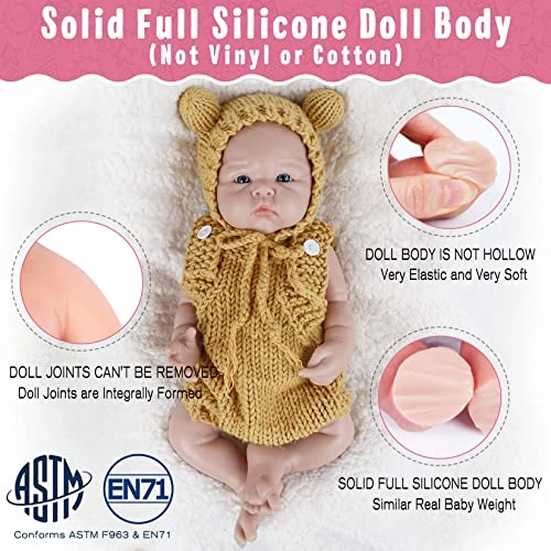 Reborn Baby Doll - 19 inch Silicone Boy Ages 3+