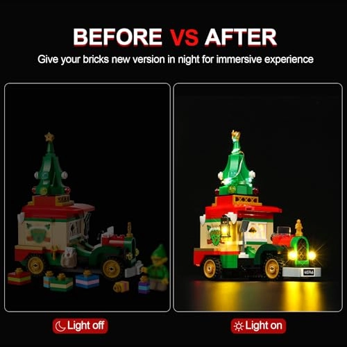 Lego Santa’s Delivery Truck (40746) LED Light Kit