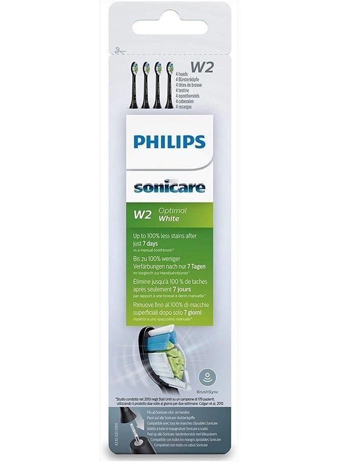 Optimal White - 4 piece(s) Black