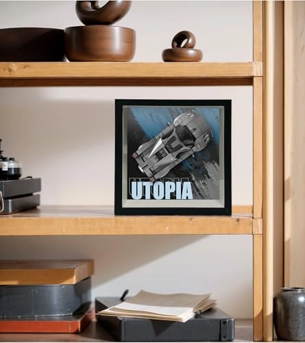 Lego Display Wallboard for Speed Champions Pagani Utopia Race Car 76915