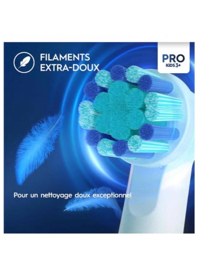 Pro Kids - Pack of 4 Extra Soft Bristles For Ages 3+