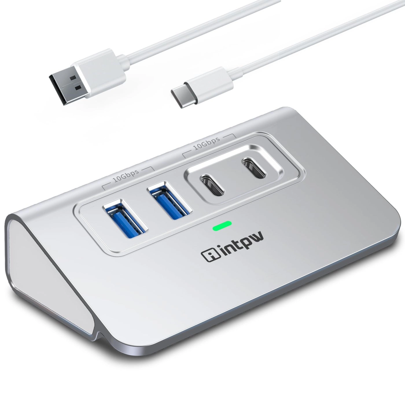 intpw USB C Hub - 10 Gbps 4-Port