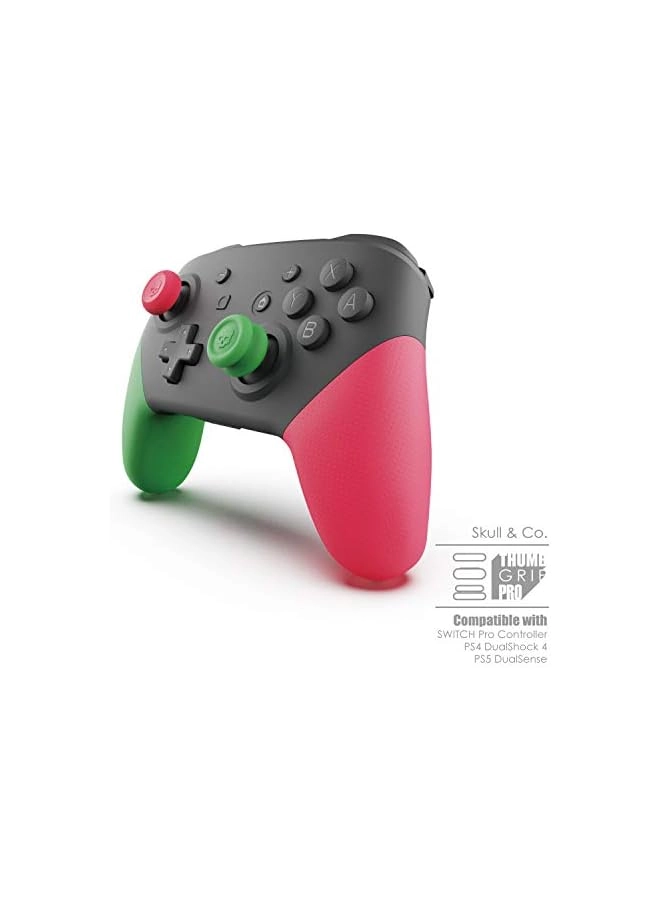 Skin Grip - Neon Blue for Nintendo Switch Pro / PS5 / PS4 + CQC Elite + FPS Master Skin Grip