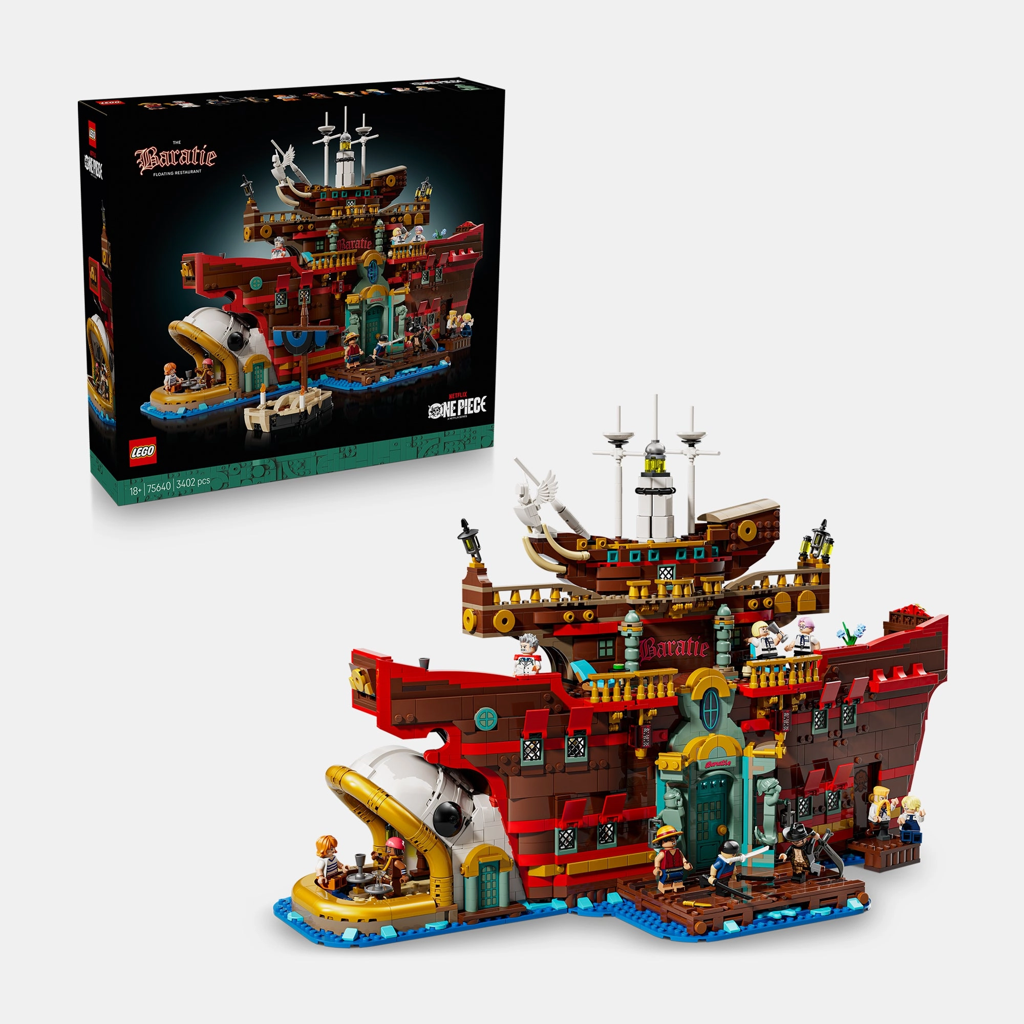 LEGO Baratie Floating Restaurant - One Piece 3402 pcs
