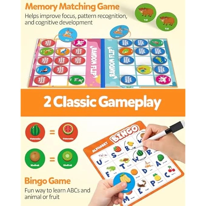 ALPHABET BINGO GAME - 3 4 5