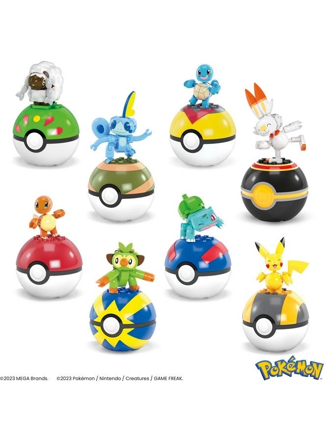 Pokémon Trainer Starter Pack - Pokémon Bulbasaur Charmander Squirtle Pikachu 191 pcs
