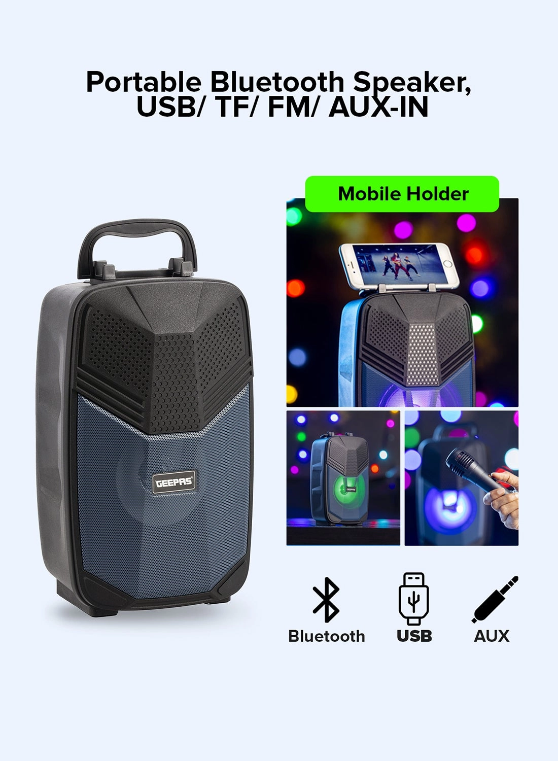 GMS11156 Bluetooth Speaker With Microphone 
