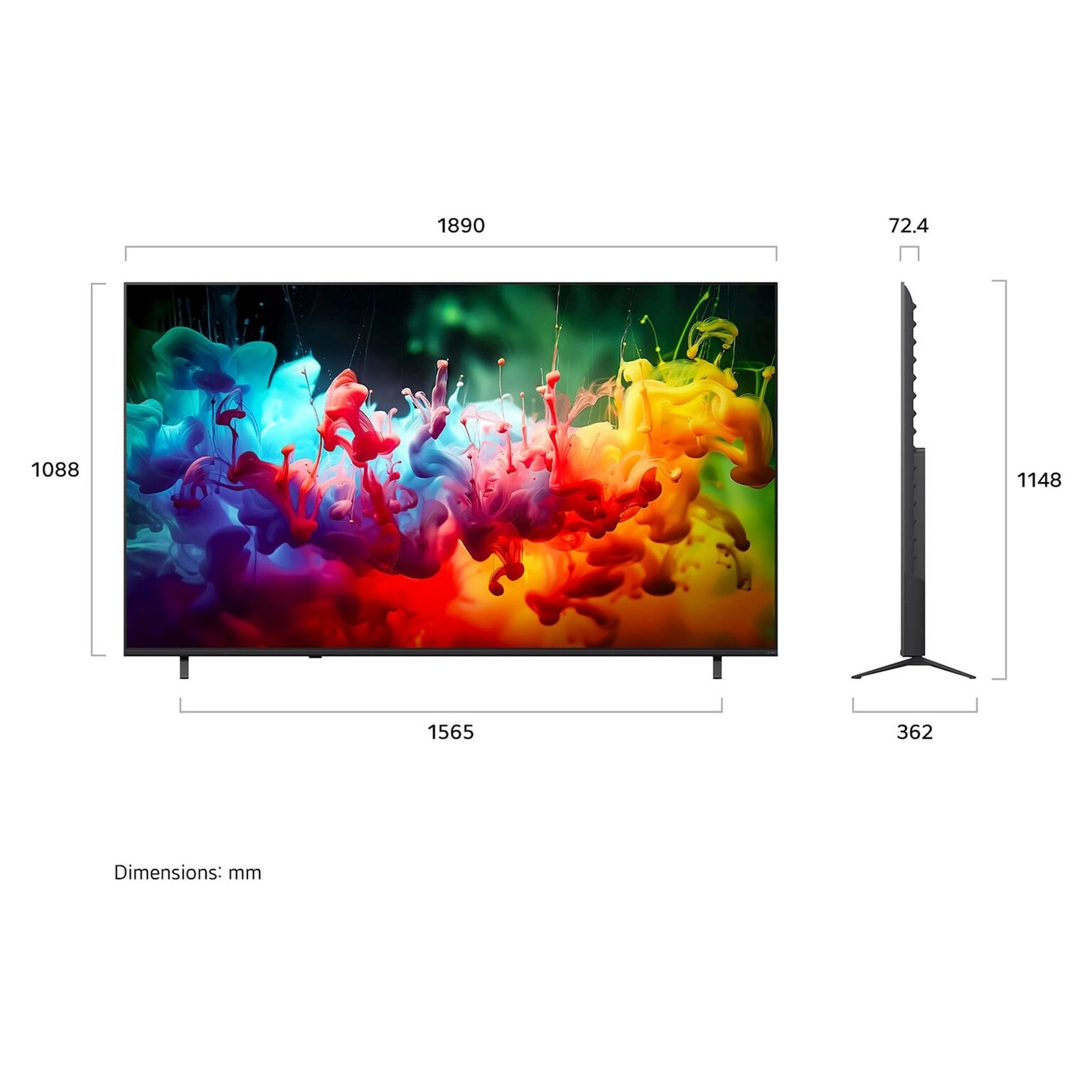 TV 85QNED72B6T 85"