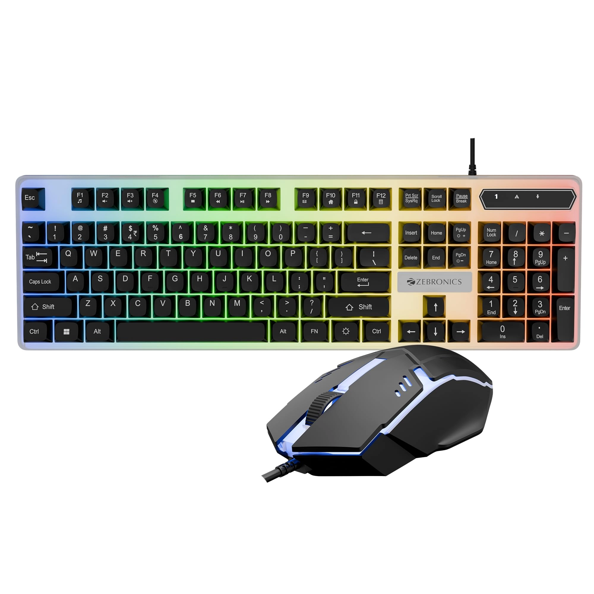 No.13/7, Smith Road, Royapettah, Chennai - 600 002, Zebronics India Private Limited Wired Keyboard & Mouse Combo - QWERTY Wired