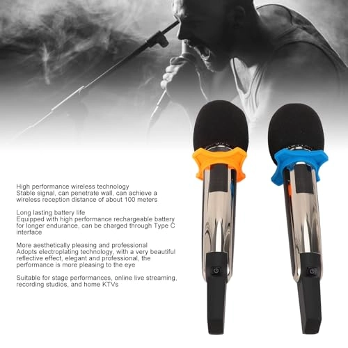 Wireless Microphone System - 2 UHF