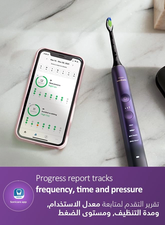 HX9911/95 - Purple Battery Powered