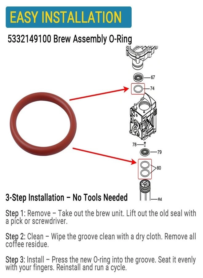 Brew Assembly O-Ring Seal
