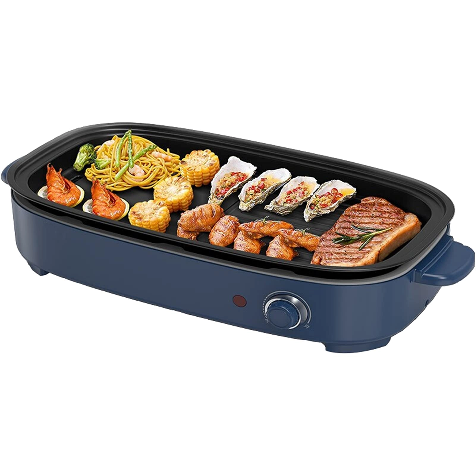 2-tier electric grill pan - 1200 W 5-7 peoples
