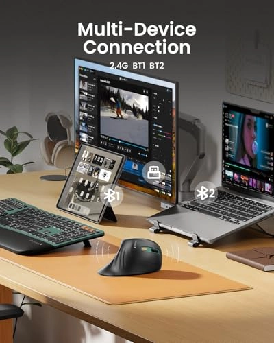 EM11 NL Ergonomic Vertical Mouse - Wireless