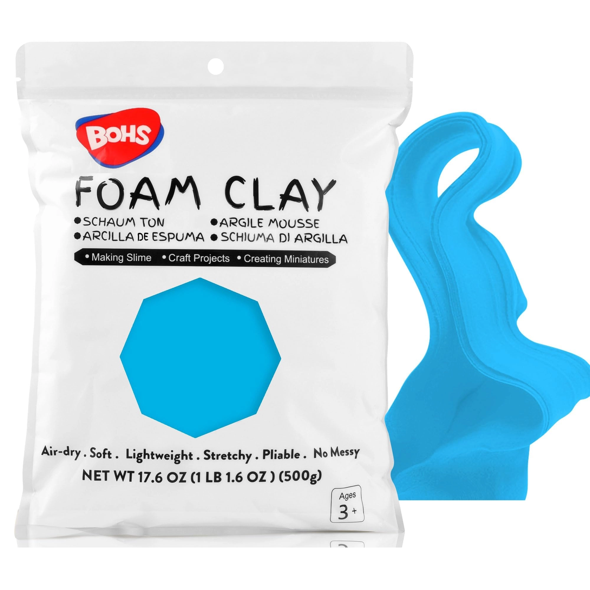 BOHS Modeling Foam Clay - Clay 500 g