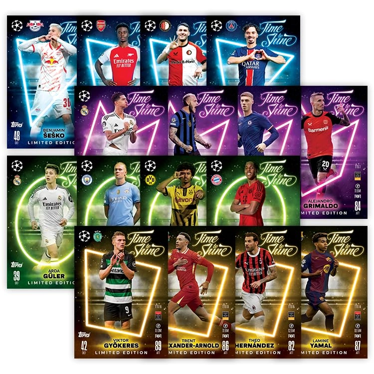 Match Attax 24/25 Mega Tin 1 - 44 cards + Match Attax 24/25 Mega Tin 2 + Match Attax 24/25 Mega Tin 3 + Match Attax 24/25 Mega Tin 4
