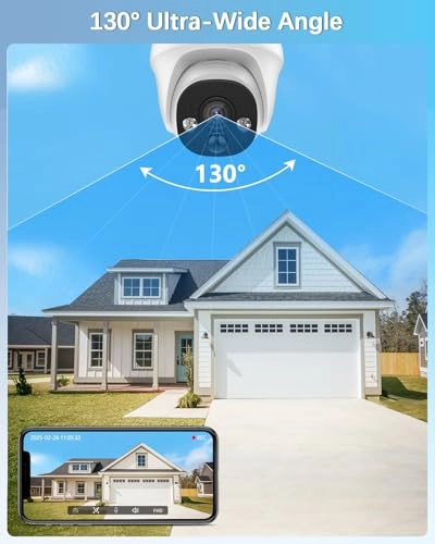 Dome Security Camera System - 4K