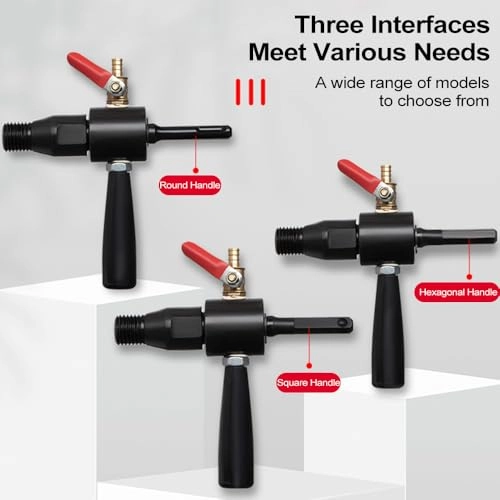 Electric Hammer Water Injection Converter - HSS Round Handle