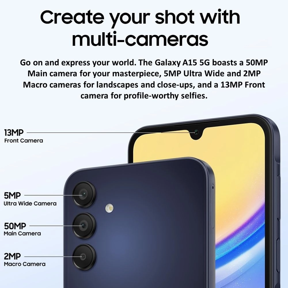 (Renewed) Galaxy A15 - 4GB 128GB