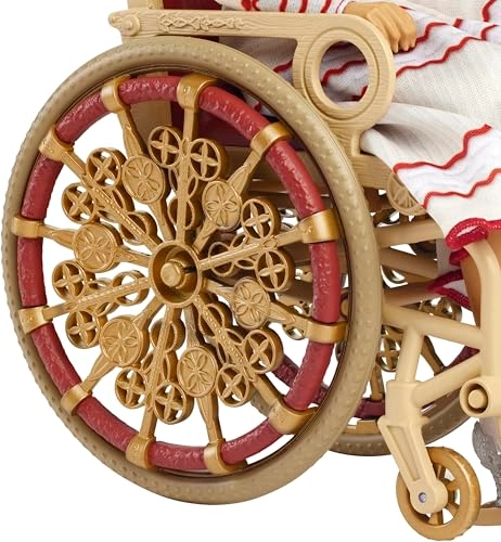 Nessarose Fashion Doll - Brown Curly Hair Gold Wheelchair