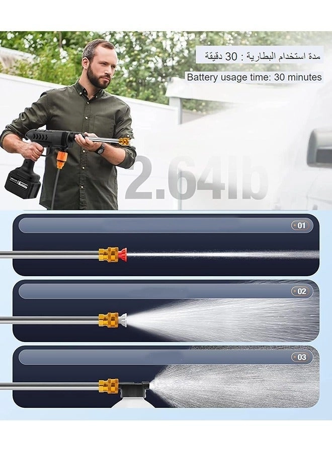 Car Washer - Cordless 30-bar Portable