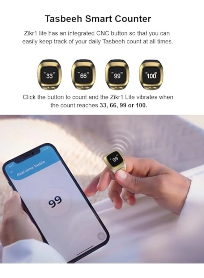 Zikr1 Lite - 0.49-inch OLED Bluetooth 5.1