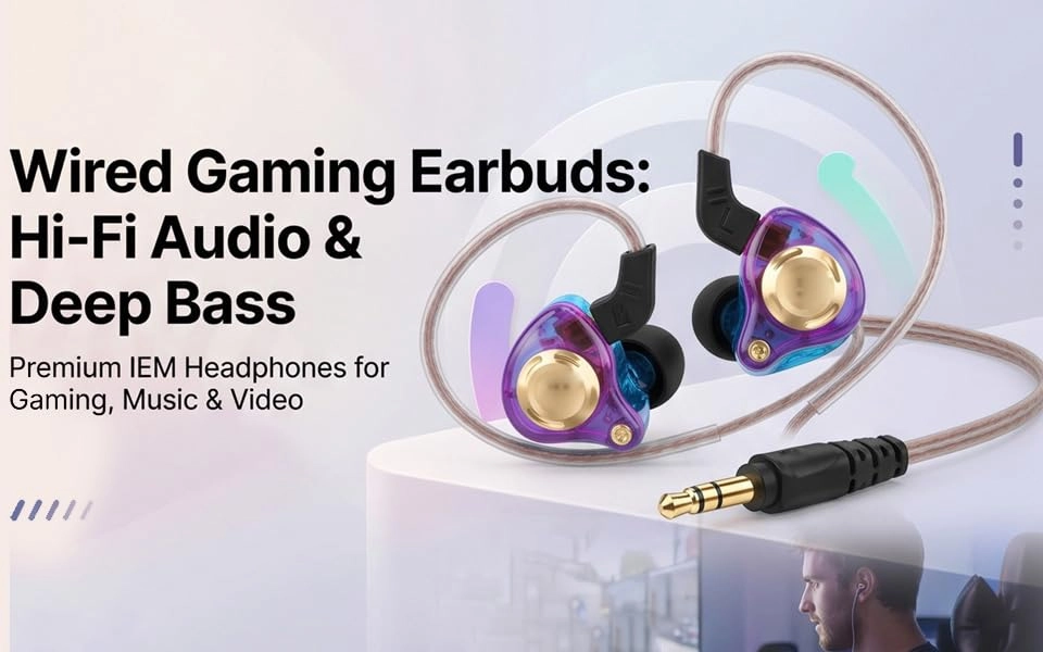 Wired Gaming Earbuds