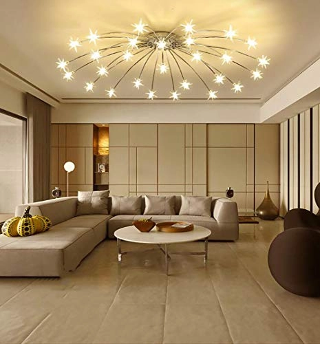 Nordic Art Stars Ceiling - G4 21 head Black and white light