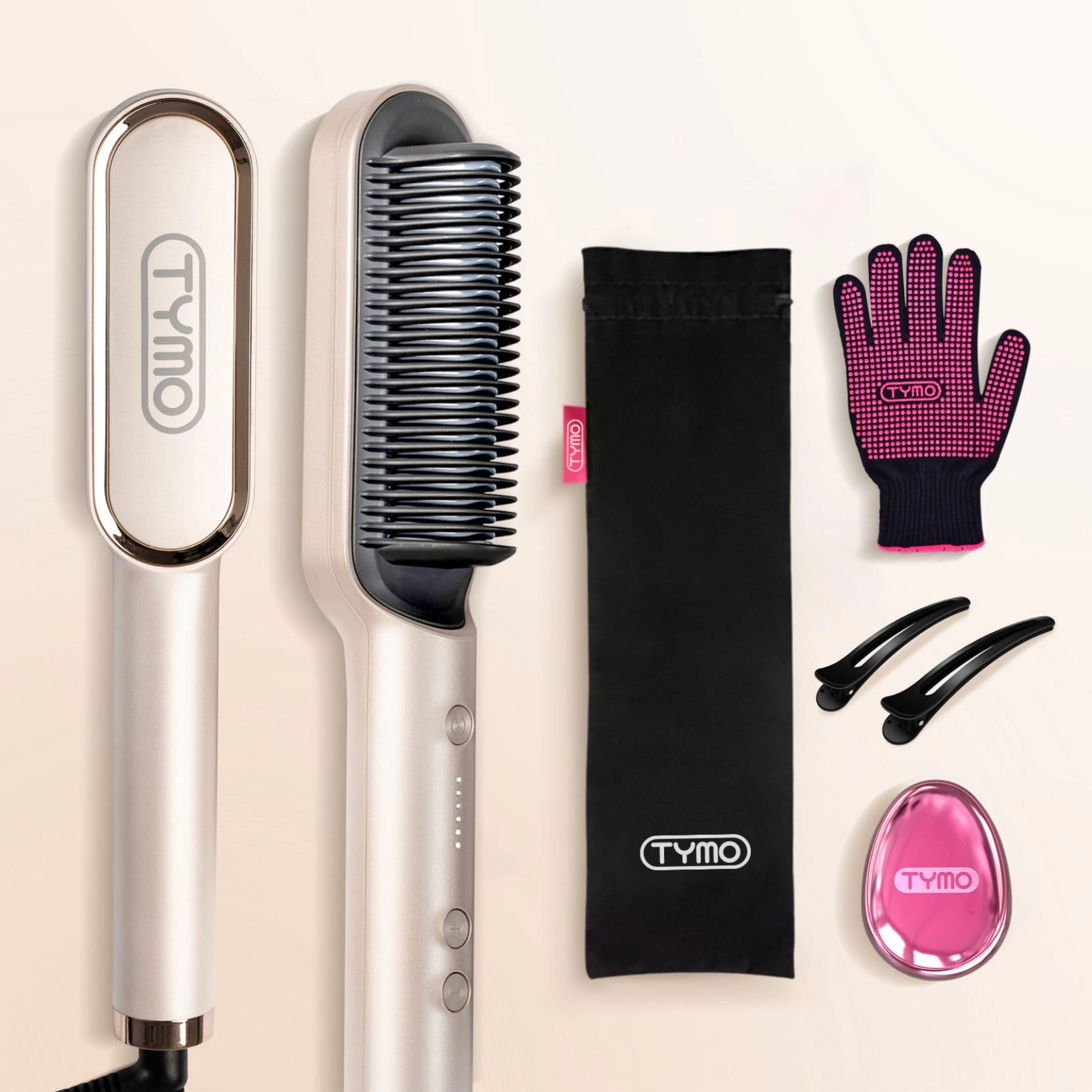 Ring Hair Straightener Brush