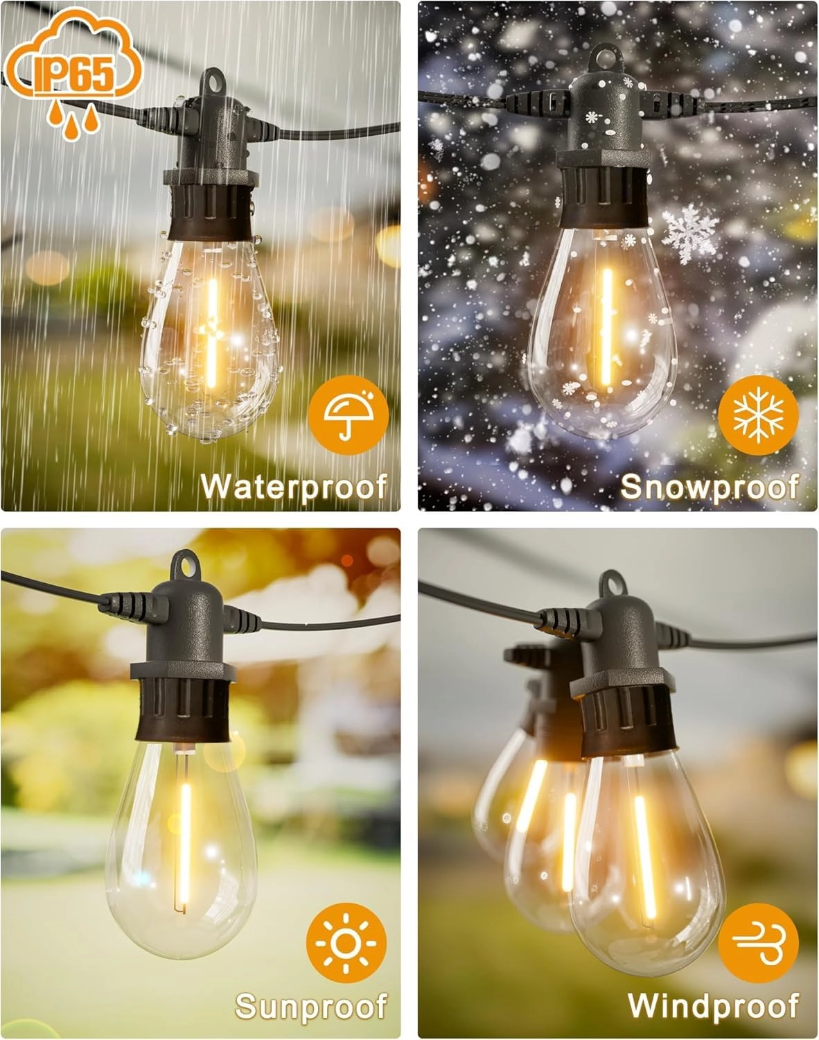 Outdoor String Lights - 10 Meter 20 LED