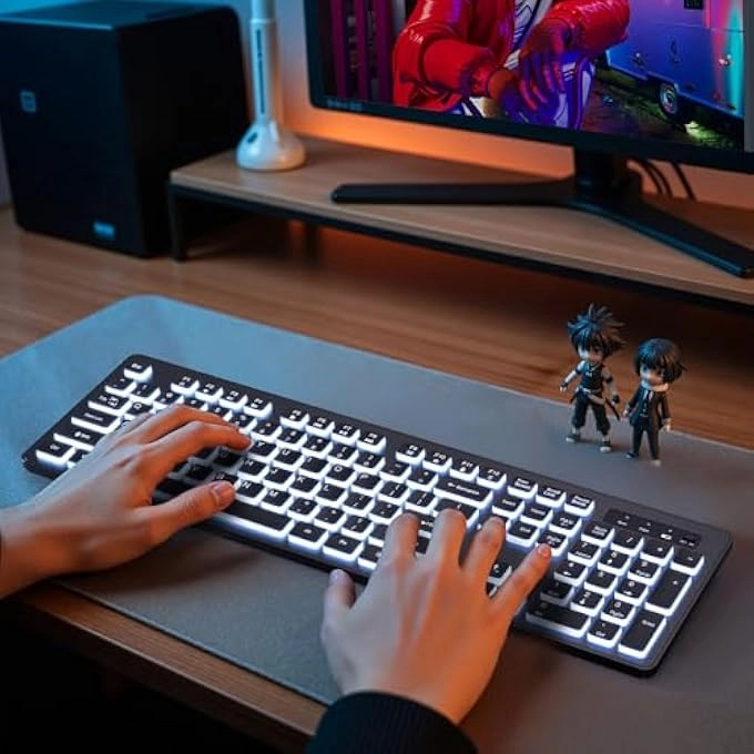 Wireless LED Keyboard - Wireless