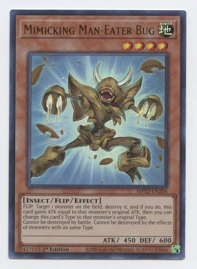 Yu-Gi-Oh! Mimicking Man-Eater Bug MP22-EN204