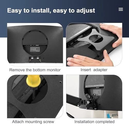 Monitor ArmMount VESA Bracket Adapter - 27 and 32 100 100mm 75 75mm
