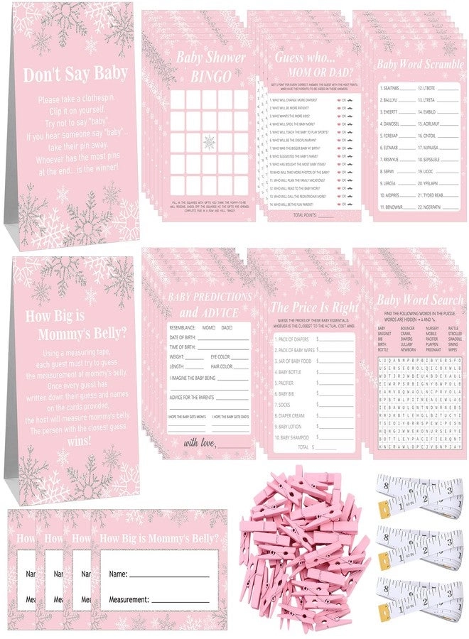 Jetec 407 Pcs Baby Shower Games