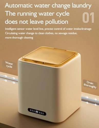 Mini folding washing machine