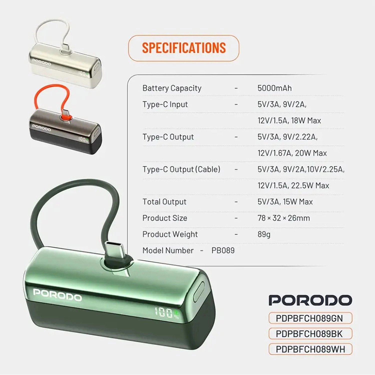 Pocket Volt - 5000mAh 15W
