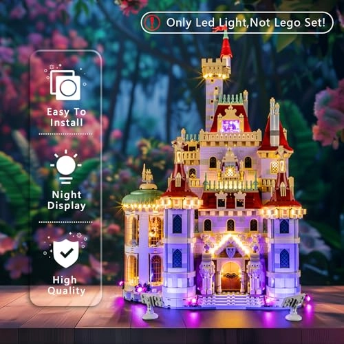 Light Kit for LEGO Beauty and The Beast Castle 43263 - Plastic Beauty and The Beast 1