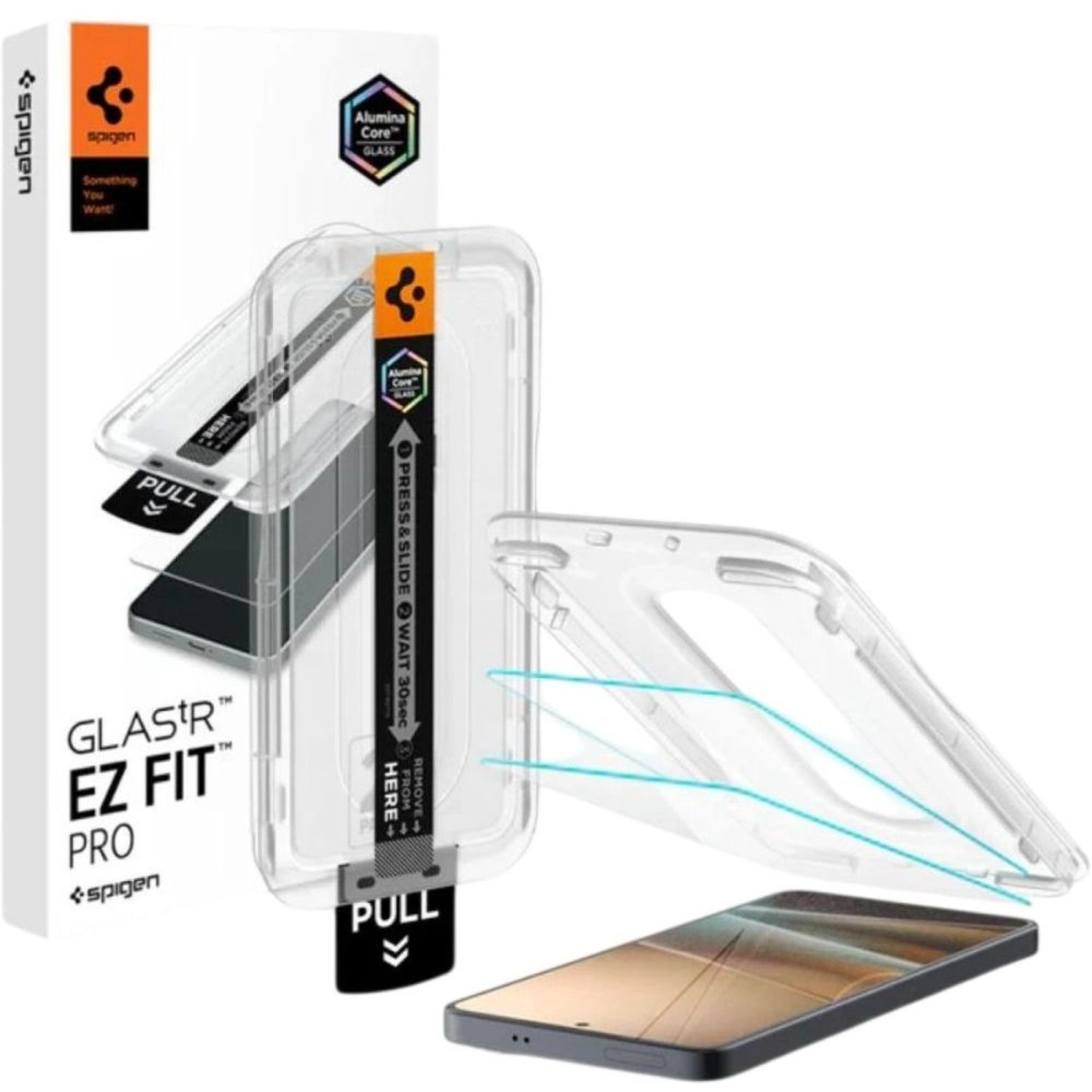 Spigen Clear Tempered Glass Screen Protector for Samsung Galaxy S26 Plus (2-Pack)