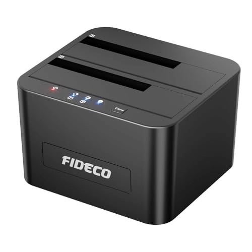 FIDECO Hard Drive Docking Station - Dual Bay