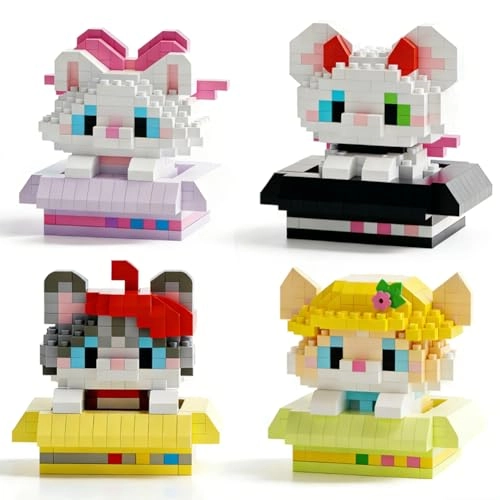 Cat Building Blocks - 4 pcs