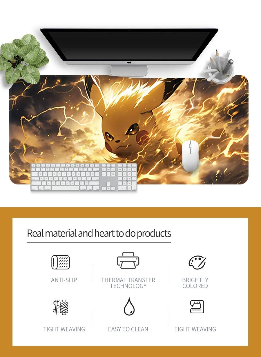 Anime Large Rubber Gaming Mouse Pad - 80x30 cm