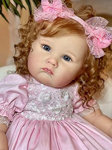 Charlotte Reborn Toddler - 60 cm Long Curly Hair