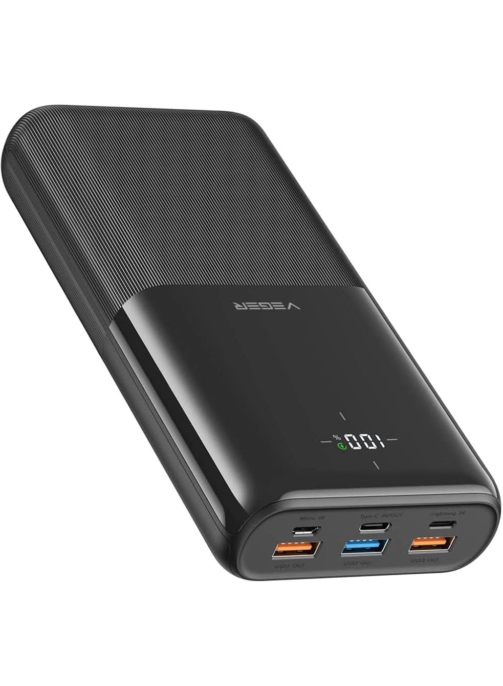 Portable Charger Power Bank - 30000mAh 22.5W QC 3.0 PD 20W 6-Port
