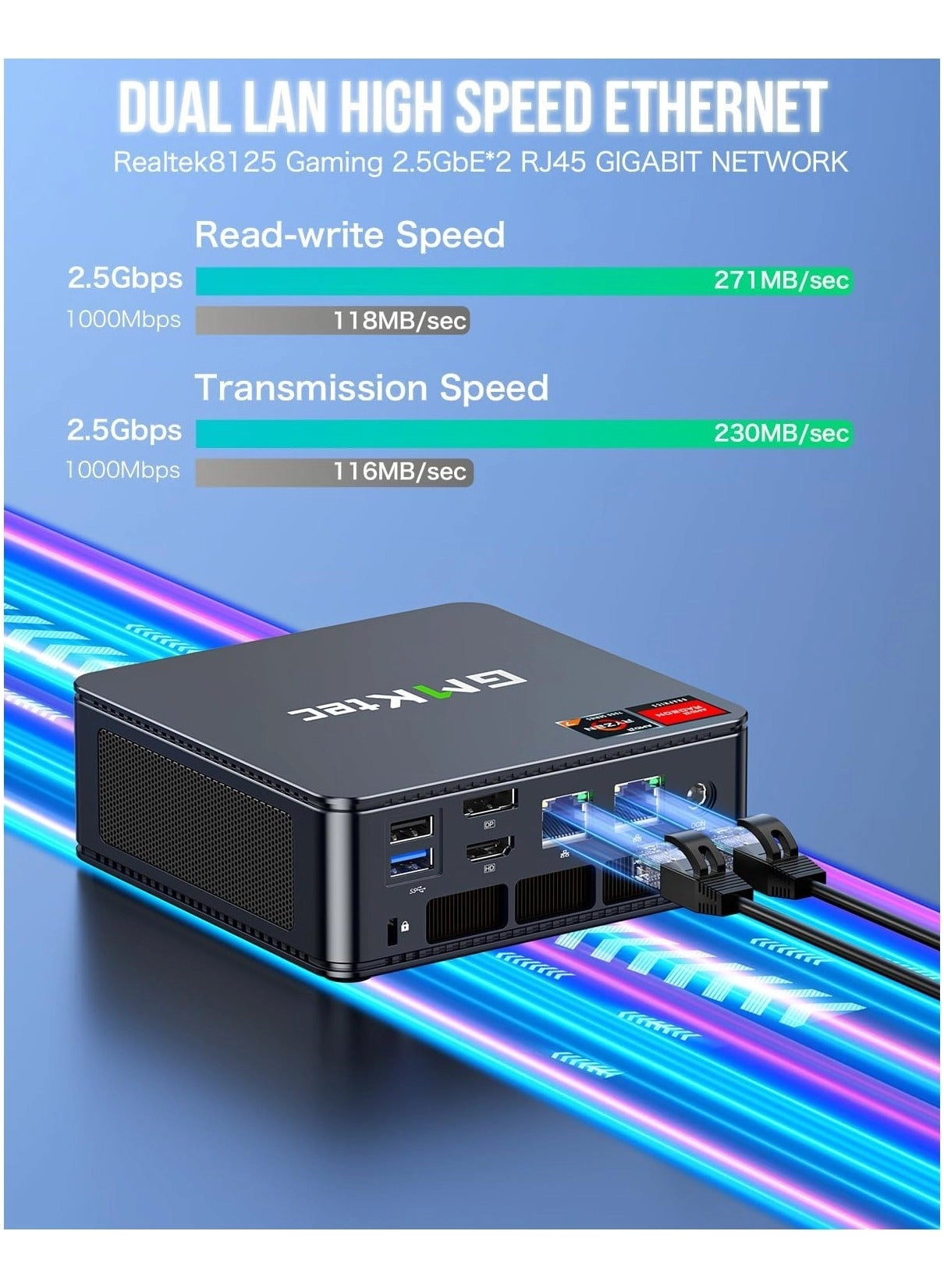 NucBox K5 - M.2 2280 PCIe 1TB 32GB 7735HS