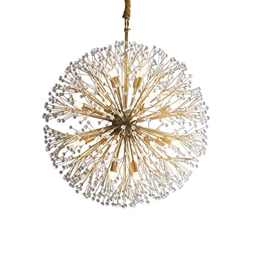 Dandelion Art Chandelier - Copper 24 Heads 77*77cm