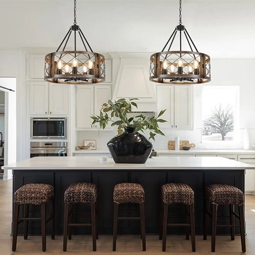 Farmhouse Chandelier - 79.6 inches